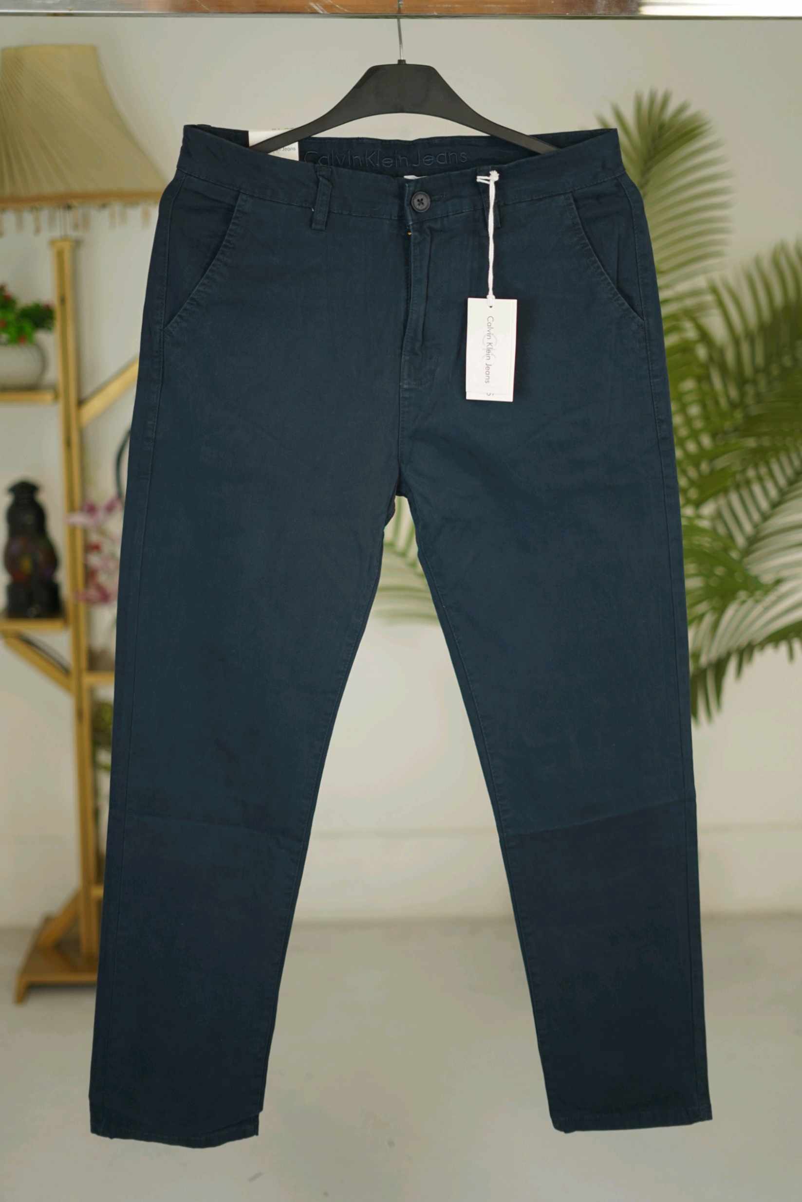 Premium Export Gabardine Pant(Dark Navy Blue)